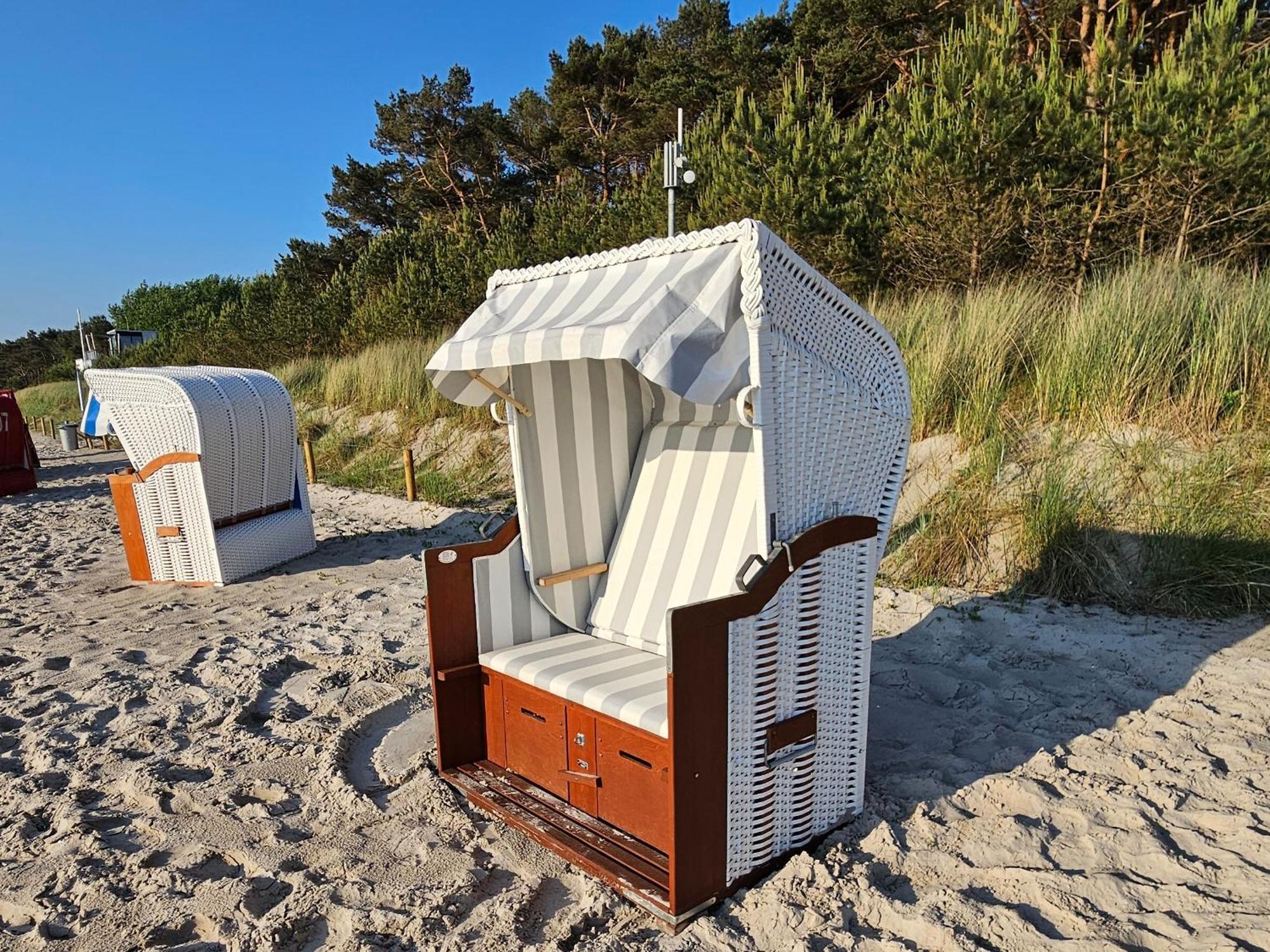 Ankerplatz Am Suedstrand, Fewo Mit 2 Schlafzimmer Und Eigenen Strandkorb Бінц Екстер'єр фото